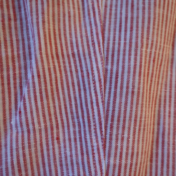 Frank & Eileen Red Striped Button Down Shirt - Picture 7 of 9